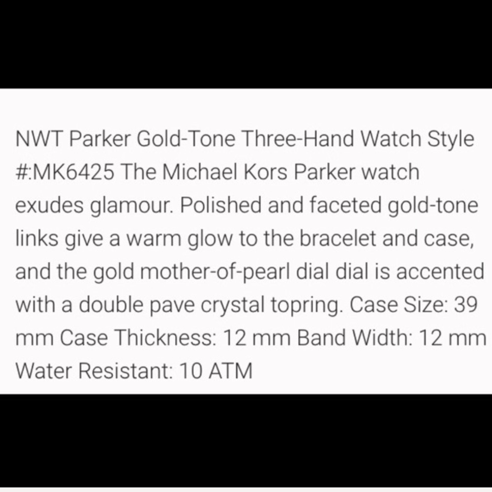 New! Michael Kors watch - Picture 9 of 9